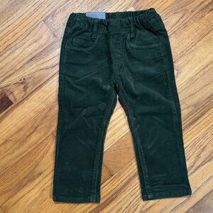Kids Corduroy Trousers in Forest Green
